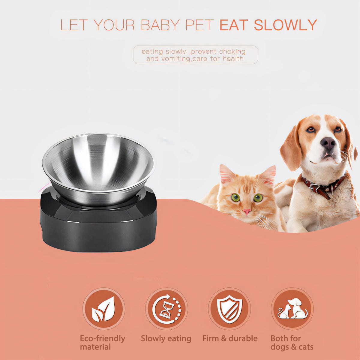 Two brown cat tunnel toys with white paw-shaped ends decorated with orange paw prints and a small cat silhouette, shown on a white background.