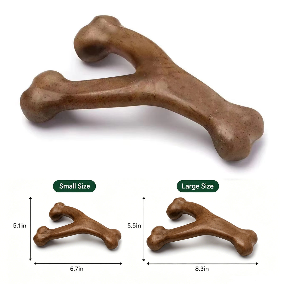 Two brown cat tunnel toys with white paw-shaped ends decorated with orange paw prints and a small cat silhouette, shown on a white background.
